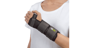 EMO Ottec Polsbrace - S - Rechts - Zwart