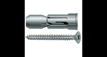 fischer plaatpluggen PD met schroef [50x] - 8 mm - PD 8 S