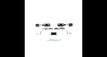 Argenta Xperta Auto-fix schuifdeurgarnituur 100 kg - met 2 stoppers