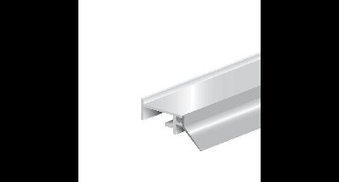 Ellen opbouw tochtprofiel - ANB 2N - 3000 mm - aluminium