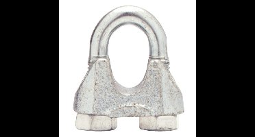 DX staaldraadklem gegalvaniseerd - M5 v/5 mm - SDK D0741 05