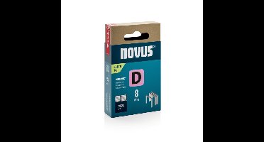 Novus platte draadnieten [1200st] D type 53 F 8 mm