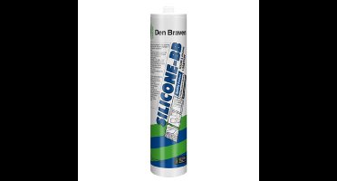 Zwaluw Silicone-BB + Sanitary - siliconenkit - 310 ml koker - transparant grijs