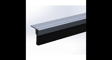 Ellen borstelprofiel IBS 90 18 - 3000 mm - aluminium