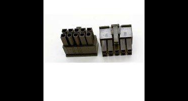 10 pin Female Power Supply Connector Socket Black for PSU