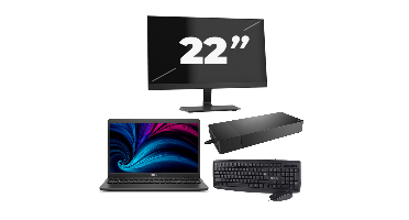 Dell Latitude 3520 - Intel Core i5-11e Generatie - 15 inch - 8GB RAM - 256GB SSD - Windows 11 Home + 1x 22 inch Monitor
