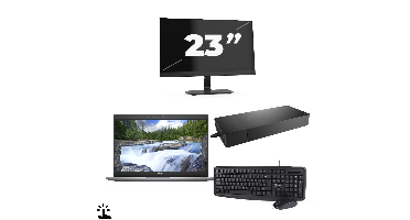 Dell Latitude 5320 - Intel Core i5-11e Generatie - 13 inch - Touch - 16GB RAM - 256GB SSD - Windows 11 Home + 1x 23 inch Monitor