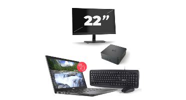 Dell Latitude 7310 - Intel Core i7-10e Generatie - 13 inch - 8GB RAM - 256GB SSD - Windows 11 + 1x 22 inch Monitor