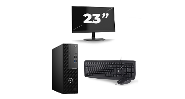 Dell OptiPlex 3080 Micro USFF - Intel Core i7-10e Generatie - 8GB RAM - 256GB SSD - Windows 11 + 1x 23 inch Monitor