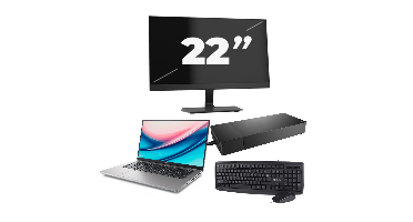 Dell Precision 3541 - Intel Core i7-9e Generatie - 15 inch - 8GB RAM - 256GB SSD - Windows 11 + 1x 22 inch Monitor