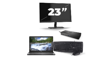 Dell Precision 3541 - Intel Core i7-9e Generatie - 15 inch - 8GB RAM - 256GB SSD - Windows 11 + 1x 23 inch Monitor