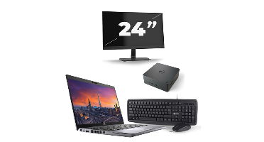 Dell Precision 3550 - Intel Core i7-10e Generatie - 15 inch - 8GB RAM - 256GB SSD - Windows 11 + 1x 24 inch Monitor