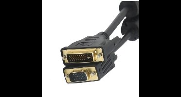 DVI-I (24+5) Dual Link Male to VGA Male Cable M/M, 3m