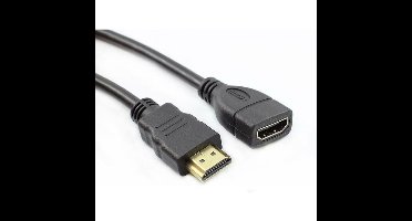 HDMI V1.4 Extension Cable, Black 50CM
