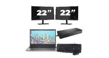 HP ZBook Firefly 15 G8 - Intel Core i7-11e Generatie - 15 inch - 8GB RAM - 256GB SSD - Windows 11 Home + 2x 22 inch Monitor