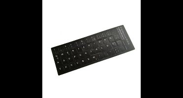 Notebook Keyboard Stickers DE Black-White