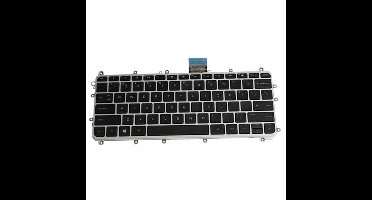 Notebook keyboard for HP Pavilion x360 11-n with silver frame