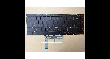 Notebook keyboard for MSI GS65 GF63 GS65VR with red backlit