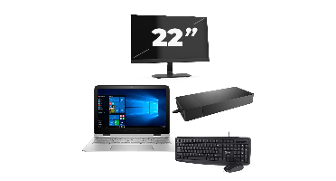 Lenovo ThinkPad L13 G2 - Intel Core i3-11e Generatie - 13 inch - 8GB RAM - 256GB SSD - Windows 11 Home + 1x 22 inch Monitor