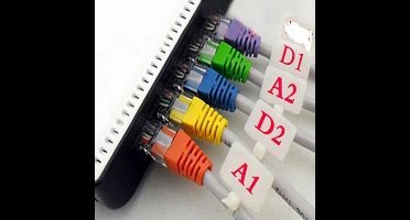 50pcs Cable Mark Tags, Color Mixing, 3*120MM