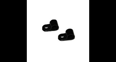 2* R-Type Cable Clips with mounting hole for Max.16pcs 22AWG Cables