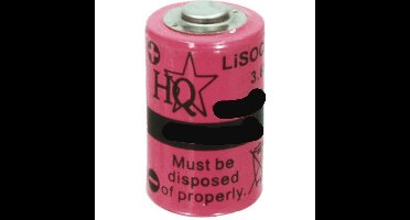 ER14250 Lithium batterij, 3.6V / 1200mAh