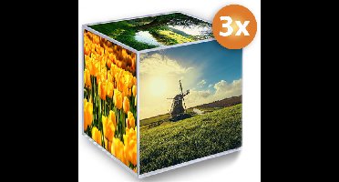Voordeelpak Zep Foto kubus 8,5cm x 8,5cm - 3 stuks