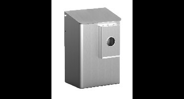 Mediqo-line MediQo-line hygiënebak 6 liter + zakjeshouder plastic MQWB6HBKA - aluminium