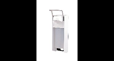 Mediqo-line MediQo-line zeepdispenser 500ml lange bedieningsbeugel MQL05P - wit
