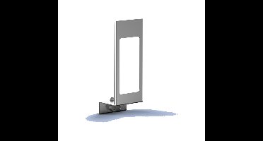 Mediqo-line MediQo-line afsluitplaat 1000ml+venster MQLP10E - RVS