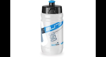 Elite Corseta 350ml Fiets Bidon - Doorzichtig/Blauw