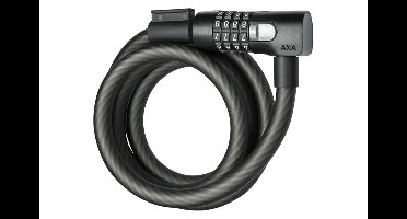 AXA Resolute C15-180 Kabelslot Combinatie - Zwart