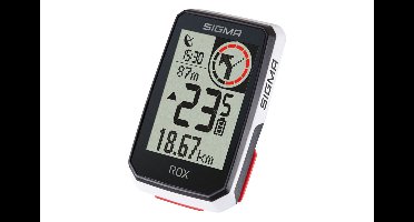 Sigma Rox 2.0 + Top Mount Set Fietscomputer GPS - Wit