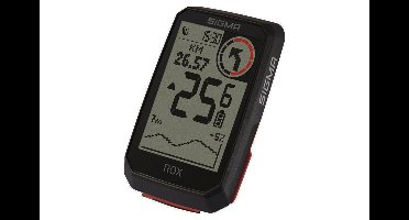 Sigma Rox 4.0 + Set HR Fietscomputer GPS - Zwart