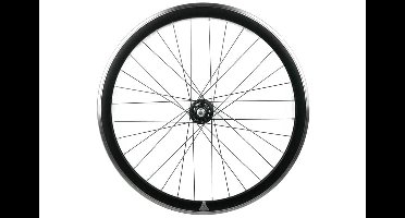 M-Wave 40mm Fixed Gear Voorwiel - Zwart CNC