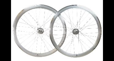 M-Wave Fixed Gear Wielset - Zilver CNC