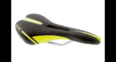 Velo Senso Sport 3274 Zadel - Zwart/Geel Flúor