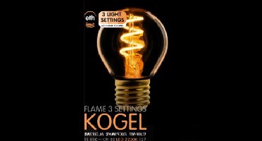 Kogel flame spiraal 5W scene switch