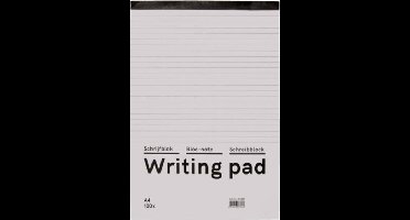 10x Budget schrijfblok A4 gelinieerd