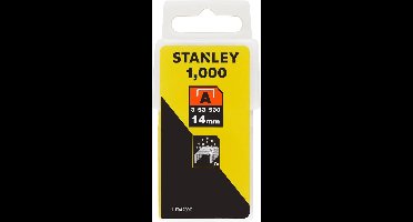 Stanley nietjes 14 mm type A 1000 stuks
