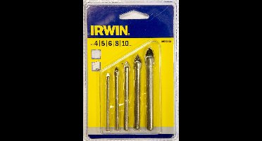 Irwin glas- en tegelborenset 4/5/6/8/10mm