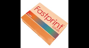 Oranje A4 papier 80 gram pak 500 vel Fastprint