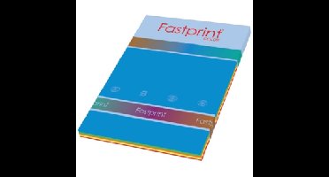 5 Felle kleuren 250 vel A4 80 gram Fastprint 129439