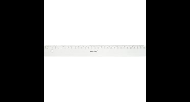 Quantore liniaal 30 cm transparant
