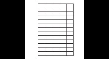 A4 etiketten 38,1 x 21,2 mm wit 100 vel huismerk