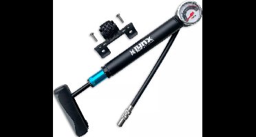 Mini fietspomp met manometer Lynx Hurricane