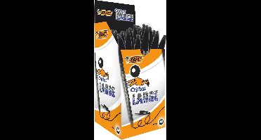 50x Bic Cristal Large balpen zwart