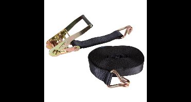 Ratelspanband met opspanratel 12 m x 50 mm Perel ARAT8 3000 kg