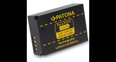 Canon LP-E12 accu (Patona)