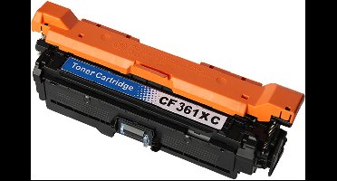 Huismerk HP 508X (CF361X) toner cyaan